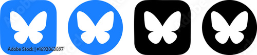 bluesky logo set.