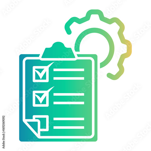 checklist Gradient icon