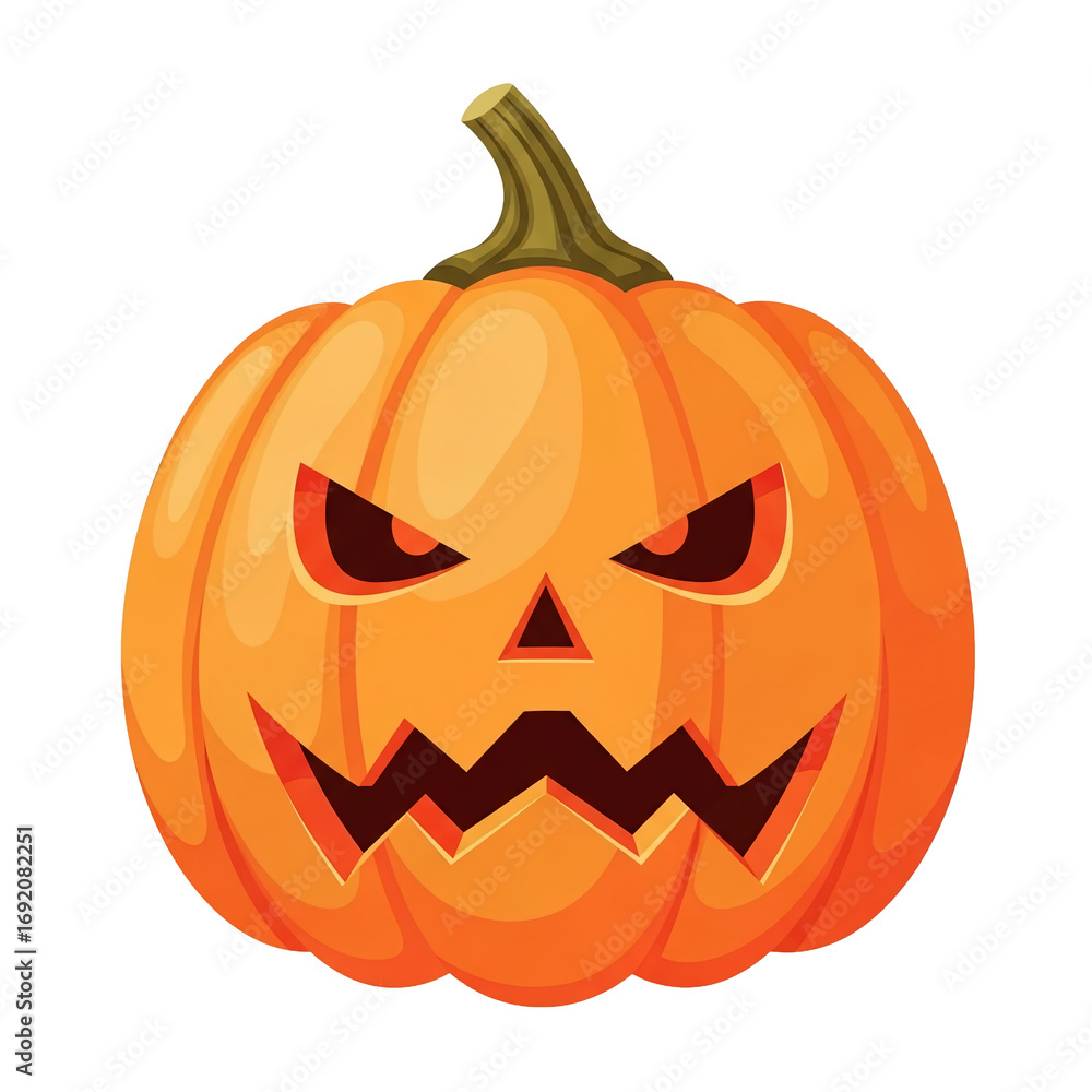 Fototapeta premium Evil Pumpkin Lantern