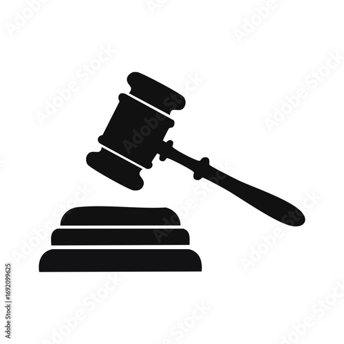 Law gavel vector image