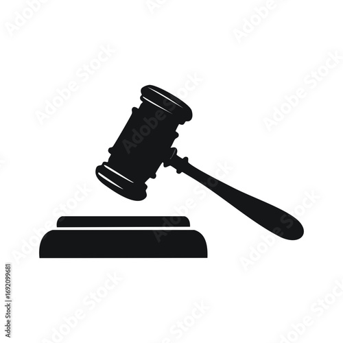 Judge hammer icon