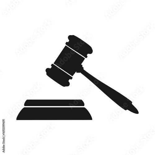 Gavel on a platform