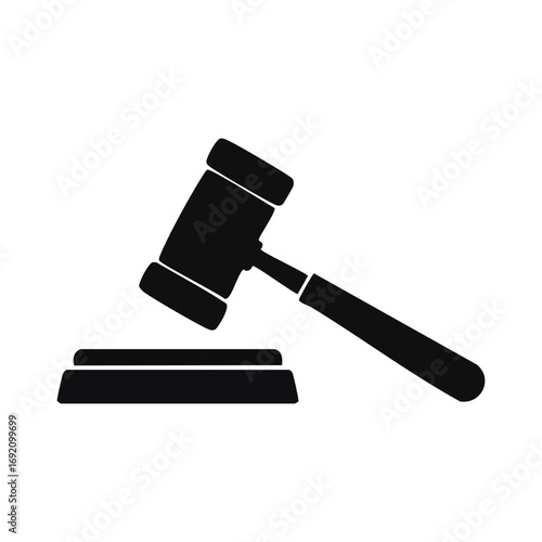 Legal gavel on stand