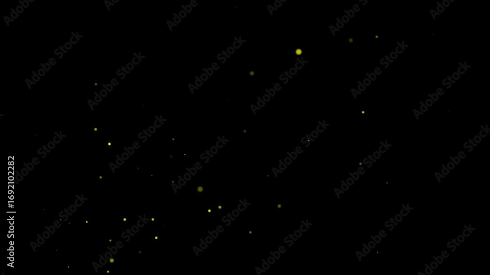 4K Subtle dust particle background overlay realistic light dust effect in black, Micro particles flowing up on transparent background with alpha channel. backlit dust particles with bubble like bokeh