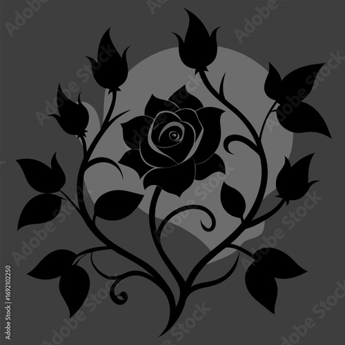 seamless pattern with roses