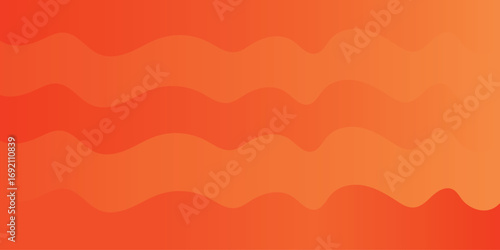 Wavy gradient orange background