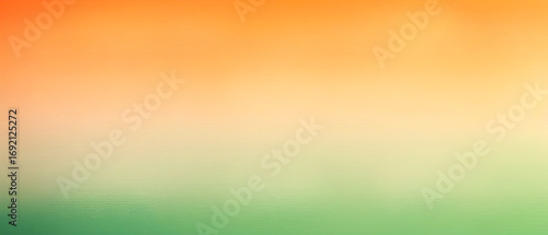 Watercolor background orange to green gradient color