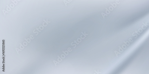 Abstract White Silk Fabric Background with Smooth Waves. Suit for banner, brochure, presentation and poster