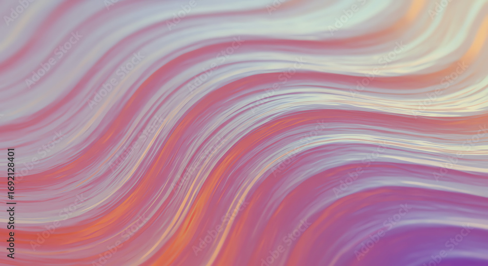 Obraz premium Abstract smooth flowing lines pattern background