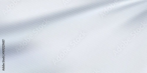 Abstract White Silk Fabric Background with Smooth Waves. Dynamic shapes composition eps 10.