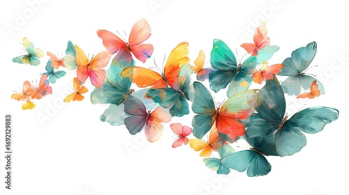 watercolor floral background
