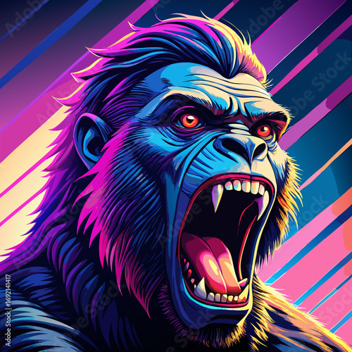 feroce gorilla viola 03