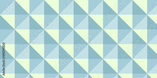Wallpaper Mural Illustration squares seamless geometric pattern with shapes. Abstract geometric triangle background wallpaper. Torontodigital.ca