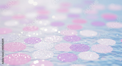 Pink purple glitter confetti background for design