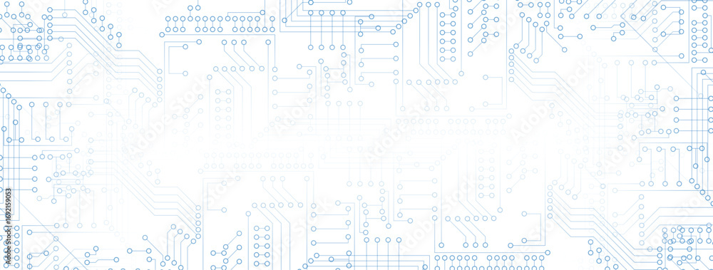 Obraz premium Technology and artificial Intelligence abstract background