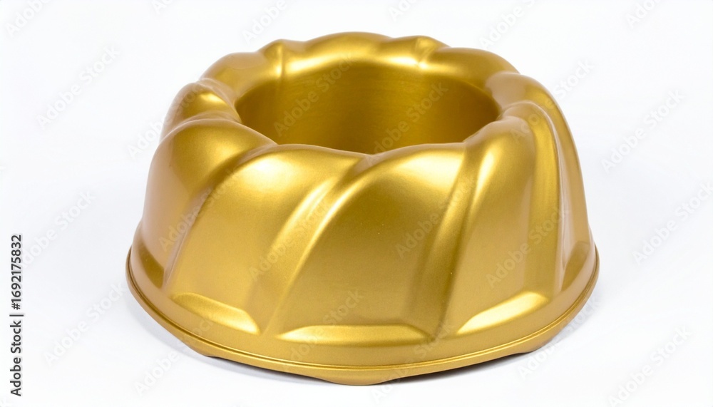 Fototapeta premium golden tool on the white 