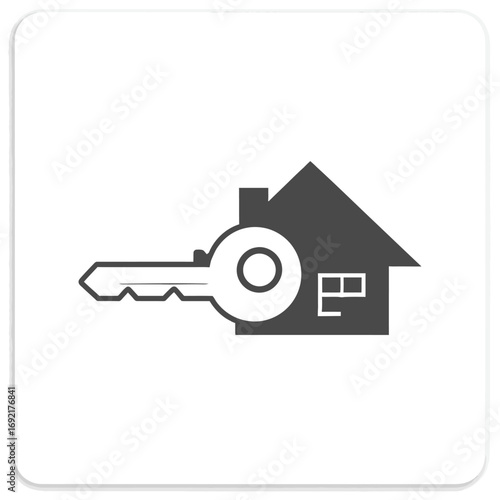 House Key Symbol Home Ownership Real Estate.