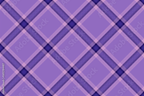 Tartan pattern in soothing purple hues. A classic design, evokes tradition, warmth, and comfort. Ideal for textiles, backgrounds, or adding a touch of elegance.