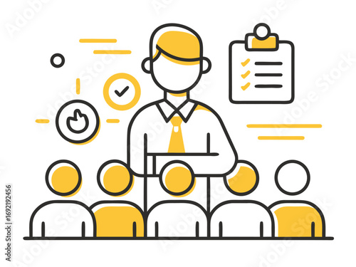 Educational Seminar Graphic for Corporate Learning