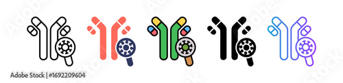 Antibody multiple icon