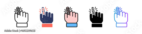 Inflammation multiple icon