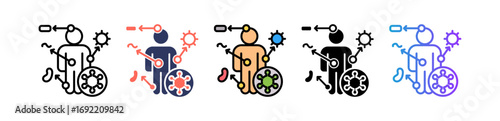 Autoimmune Reaction multiple icon