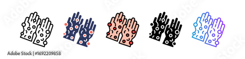 Allergy Response multiple icon
