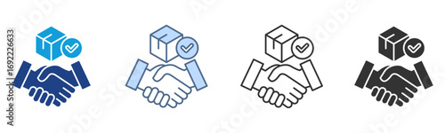 Carrier Icon Set Multiple Style Collection