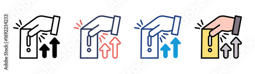Intervention Icon Set Multiple Style Collection
