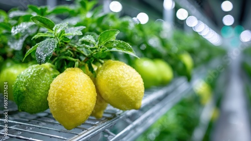 Lemons and Limes in Refrigerator