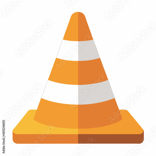 illustration of a traffic cone