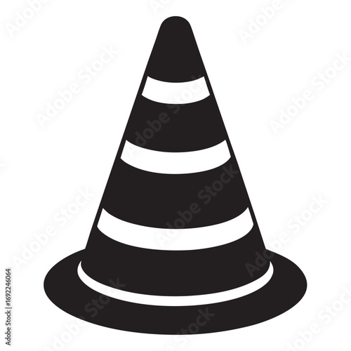 illustration of a traffic cone 