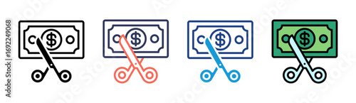 Deduction Icon Set Multiple Style Collection