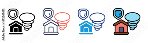 Catastrophic Icon Set Multiple Style Collection