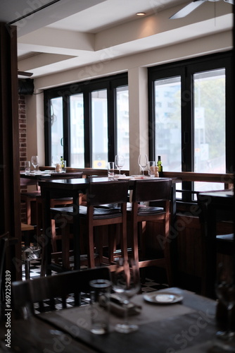 Canvas Print Hong Kong restaurant interior