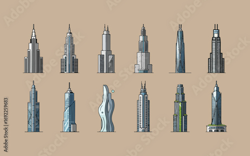 Collection of various soldering iron tips on a neutral background
