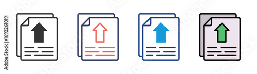 Release Icon Set Multiple Style Collection