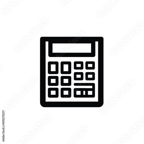 Calculator Icon - Essential Tool for Mathematical Calculations.