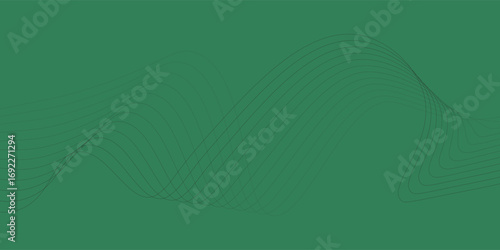 Perfeck green lines effect vector background. Dynamic translucent soft gradient stream motion. Violet neon color wave. Light trail wave, fire path trace line and incandescence curve twir simple art