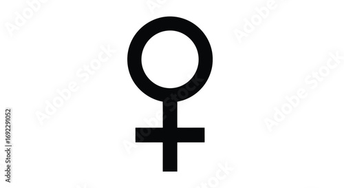Female gender symbol representing womanhood