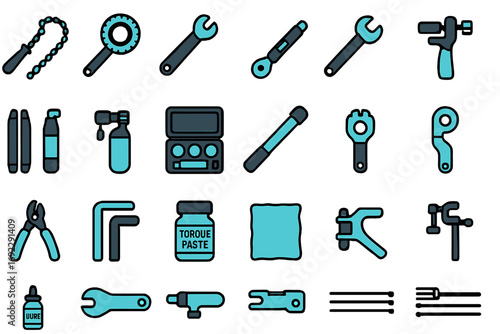 Collection of various tools including wrenches and pliers displayed on a white background for DIY enthusiasts and professionals