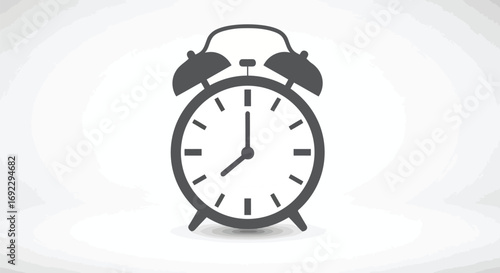 Classic alarm clock with bells