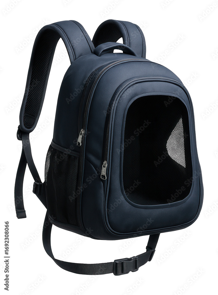 Fototapeta premium Pet travel backpack with padded straps