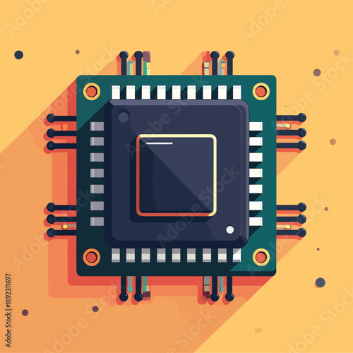 Microchip Technology Circuit Board Component.
