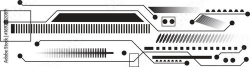 abstract technology design elements