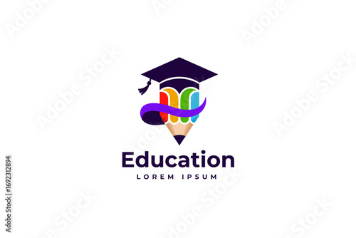 Education logo template design