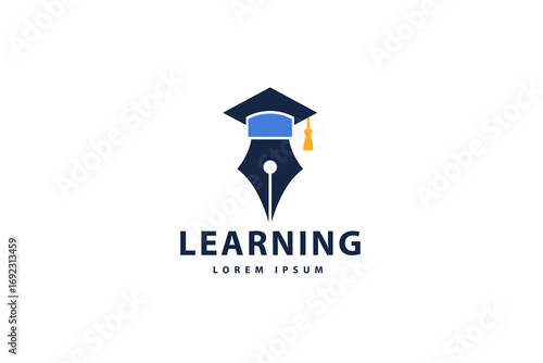 Learning logo design template