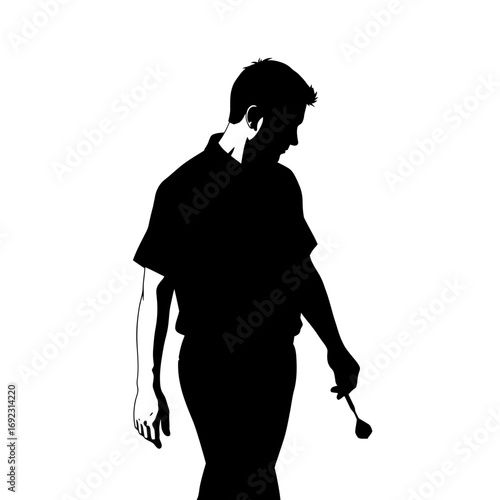 Professional darts player with focused gaze preparing to throw the dart, showcasing precision and athleticism in a competitive game setting