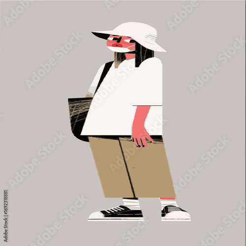 man with a suitcase