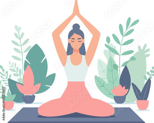Full_body_vector_illustration_of_a_person_doing_yoga_exercise_in_lotus_position